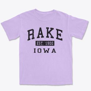 Rake Iowa Classic Established Premium Heavyweight T-shirt