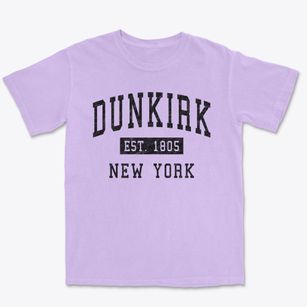 Dunkirk New York Classic Established Premium Heavyweight T-shirt
