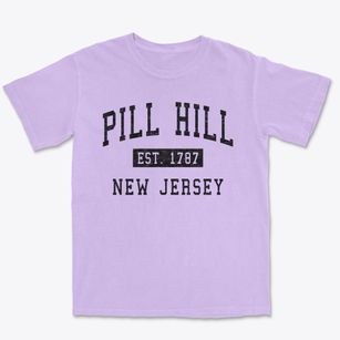 Pill Hill New Jersey Classic Established Premium Heavyweight T-shirt