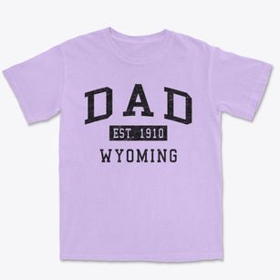 Dad Wyoming Classic Established Premium Heavyweight T-shirt