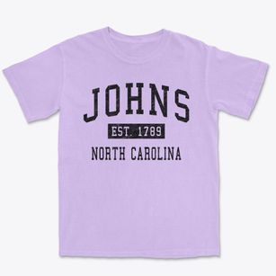 Johns North Carolina Classic Established Premium Heavyweight T-shirt