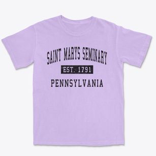 Saint Marys Seminary Pennsylvania Classic Established Premium Heavyweight T-shirt
