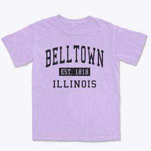 Belltown Illinois Classic Established Premium Heavyweight T-shirt