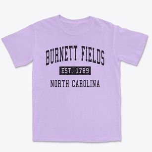 Burnett Fields North Carolina Classic Established Premium Heavyweight T-shirt