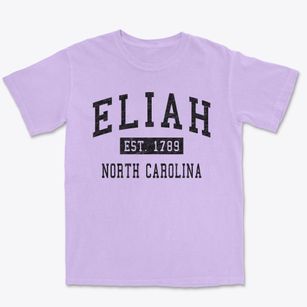 Eliah North Carolina Classic Established Premium Heavyweight T-shirt