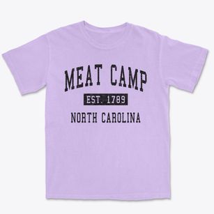 Meat Camp North Carolina Classic Established Premium Heavyweight T-shirt