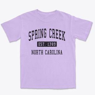 Spring Creek North Carolina Classic Established Premium Heavyweight T-shirt