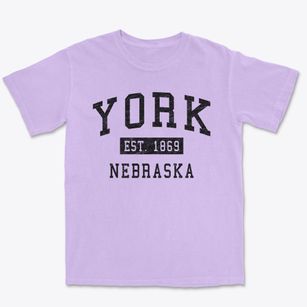 York Nebraska Classic Established Premium Heavyweight T-shirt