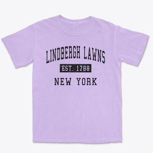 Lindbergh Lawns New York Classic Established Premium Heavyweight T-shirt