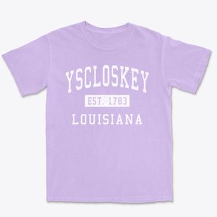 Yscloskey Louisiana Classic Established Premium Heavyweight T-shirt