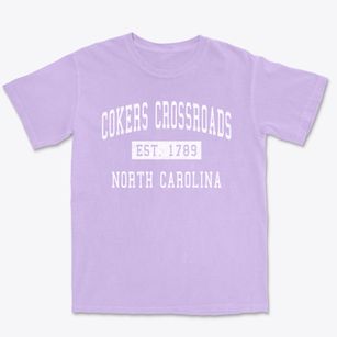 Cokers Crossroads North Carolina Classic Established Premium Heavyweight T-shirt