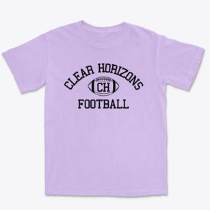 Clear Horizons Early College High School Classic Football Premium Heavyweight T-shirt