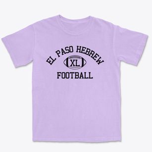 El Paso Hebrew Day School Classic Football Premium Heavyweight T-shirt