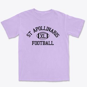 St Apollinaris Parish Classic Football Premium Heavyweight T-shirt