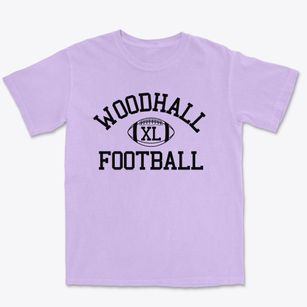 Woodhall School Classic Football Premium Heavyweight T-shirt
