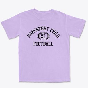 Hansberry Child Parent Center Classic Football Premium Heavyweight T-shirt