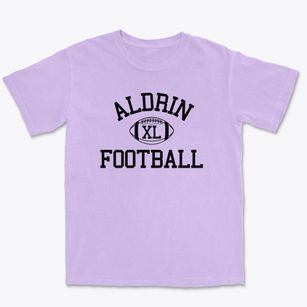 Aldrin Junior High School Classic Football Premium Heavyweight T-shirt