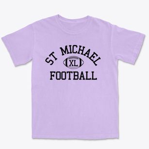 St Michael Parish Classic Football Premium Heavyweight T-shirt