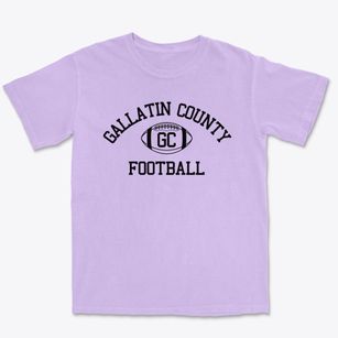 Gallatin County Upper School Classic Football Premium Heavyweight T-shirt