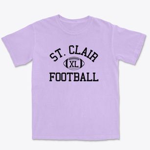 Saint Clair Junior High School Classic Football Premium Heavyweight T-shirt