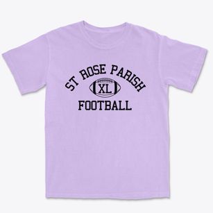 St Rose Parish Classic Football Premium Heavyweight T-shirt