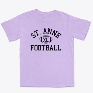 Saint Anne Religious Education Center Classic Football Premium Heavyweight T-shirt