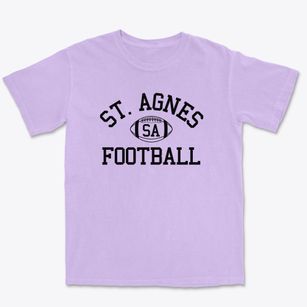 Saint Agnes School Classic Football Premium Heavyweight T-shirt