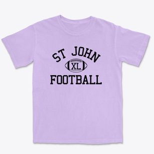 St John The Evangelist Parish Classic Football Premium Heavyweight T-shirt