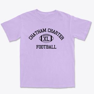 Chatham Charter School Classic Football Premium Heavyweight T-shirt