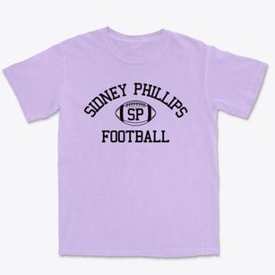 Sidney Phillips Prep School Classic Football Premium Heavyweight T-shirt