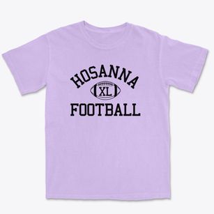 Hosanna Christian School Classic Football Premium Heavyweight T-shirt