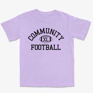 Community Christian School Classic Football Premium Heavyweight T-shirt