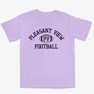 Pleasant View School Classic Football Premium Heavyweight T-shirt