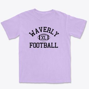 Waverly Junior High School Classic Football Premium Heavyweight T-shirt