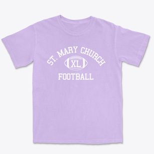 St. Mary Catholic Church Classic Football Premium Heavyweight T-shirt