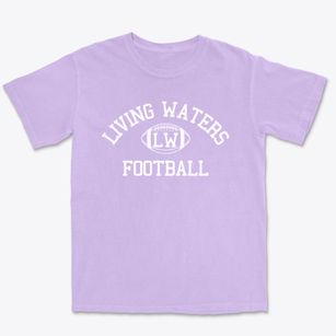 Living Waters High School Classic Football Premium Heavyweight T-shirt