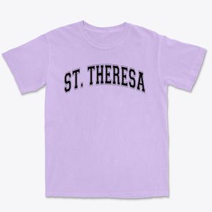 St Theresa Of The Child Jesus Parish Varsity Arch Premium Heavyweight T-shirt