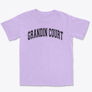Grandin Court Elementary School Varsity Arch Premium Heavyweight T-shirt