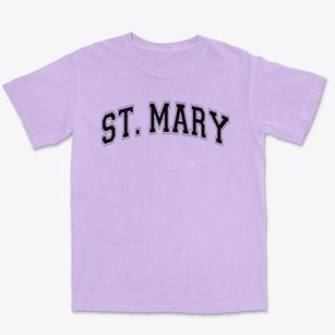 St Mary Parish Varsity Arch Premium Heavyweight T-shirt