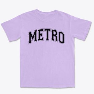 Metro Youth Education Center East Varsity Arch Premium Heavyweight T-shirt