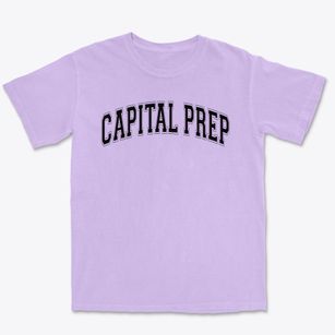 Capital Prep Magnet School Varsity Arch Premium Heavyweight T-shirt
