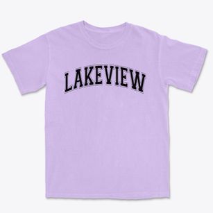 Lakeview Elementary School Varsity Arch Premium Heavyweight T-shirt