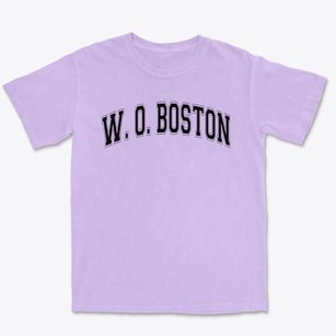 W. O Boston High School Varsity Arch Premium Heavyweight T-shirt