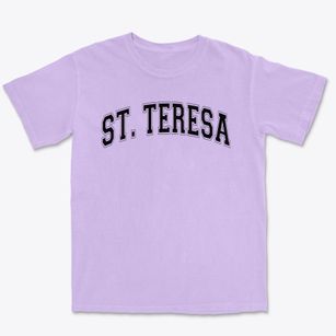 Saint Teresa Of Avila School Varsity Arch Premium Heavyweight T-shirt