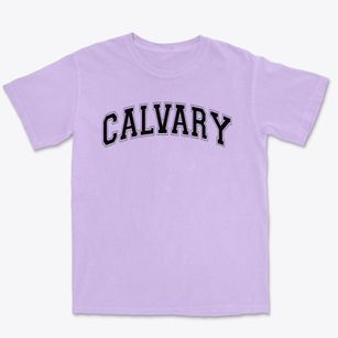 Calvary Christian School Varsity Arch Premium Heavyweight T-shirt