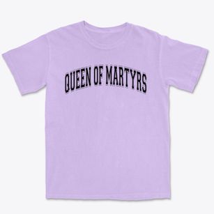 Queen Of Martyrs School Varsity Arch Premium Heavyweight T-shirt