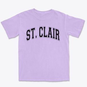 Saint Clair Elementary School Varsity Arch Premium Heavyweight T-shirt
