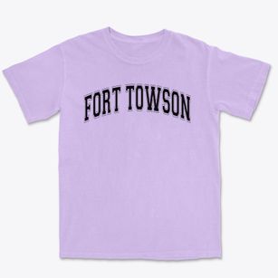 Fort Towson High School Varsity Arch Premium Heavyweight T-shirt