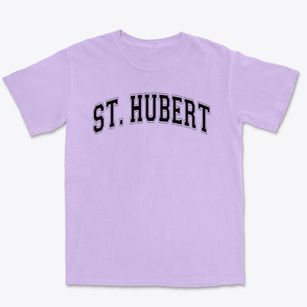 St. Hubert Catholic High School Varsity Arch Premium Heavyweight T-shirt