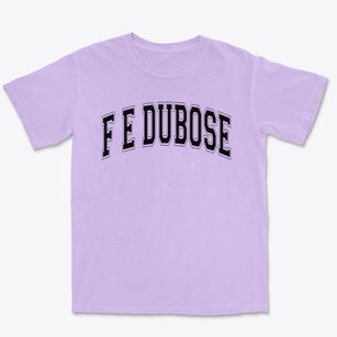 F E Dubose Career Center Varsity Arch Premium Heavyweight T-shirt